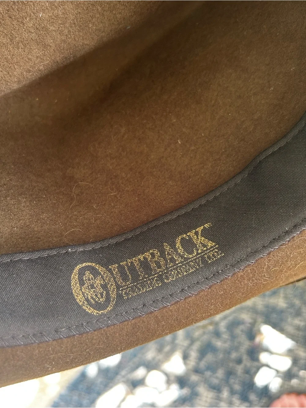 Outback Randwick Brown Wool Hat